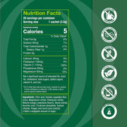 Organika Electrolytes Orange Cream 45 sachets 158g pouch ingredients and nutrition information 