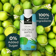Foodin Organic Coconut Water coconut drink carton 330ml lifestyle use