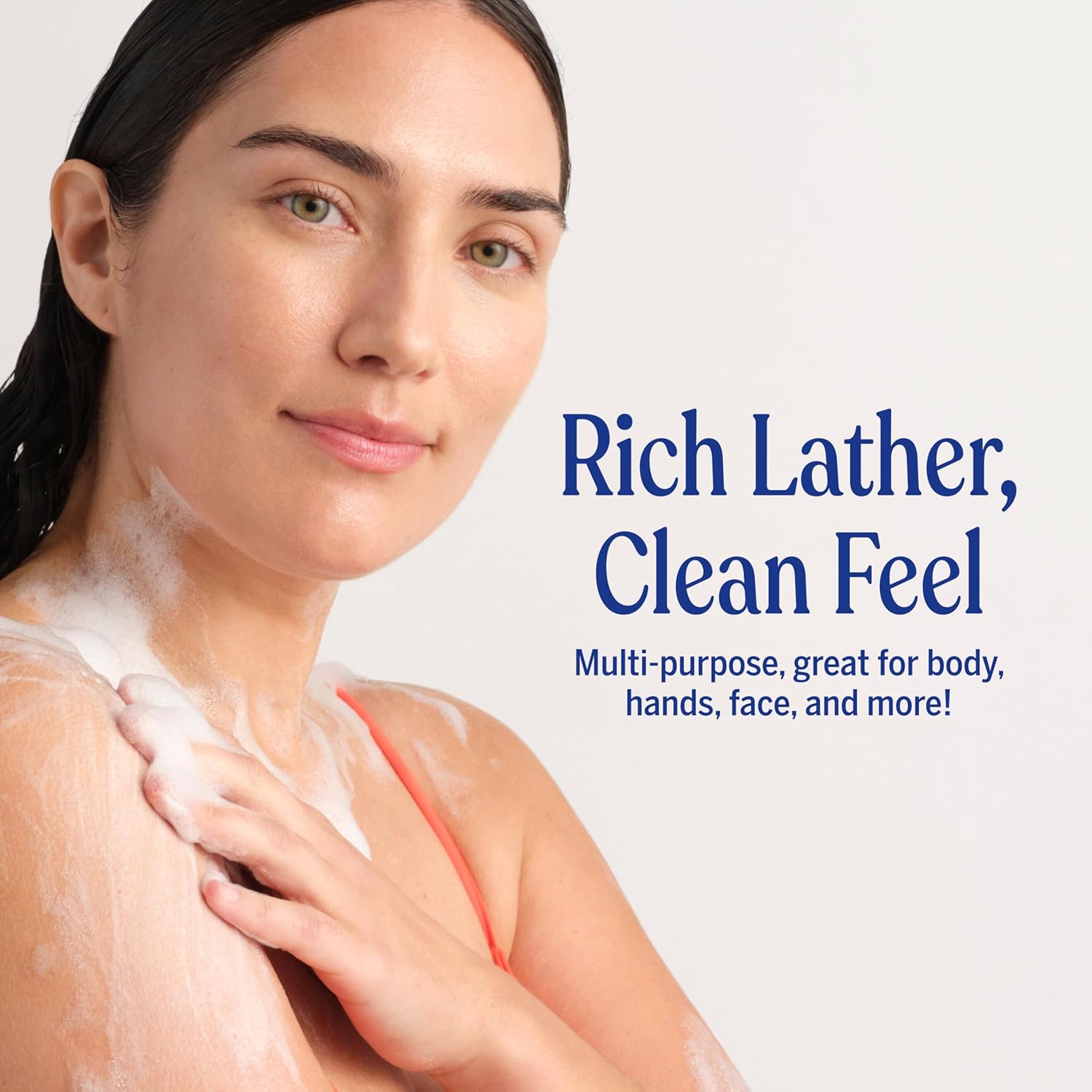 Dr. Bronner's Almond Pure-Castile Liquid Soap bottle, almond scent, 945ml, personal and household cleaning use