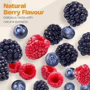 Nutriburst Immune Support Gummies - Vitamin C, D3, Zinc & Elderberry - 60 Count berry flavour.