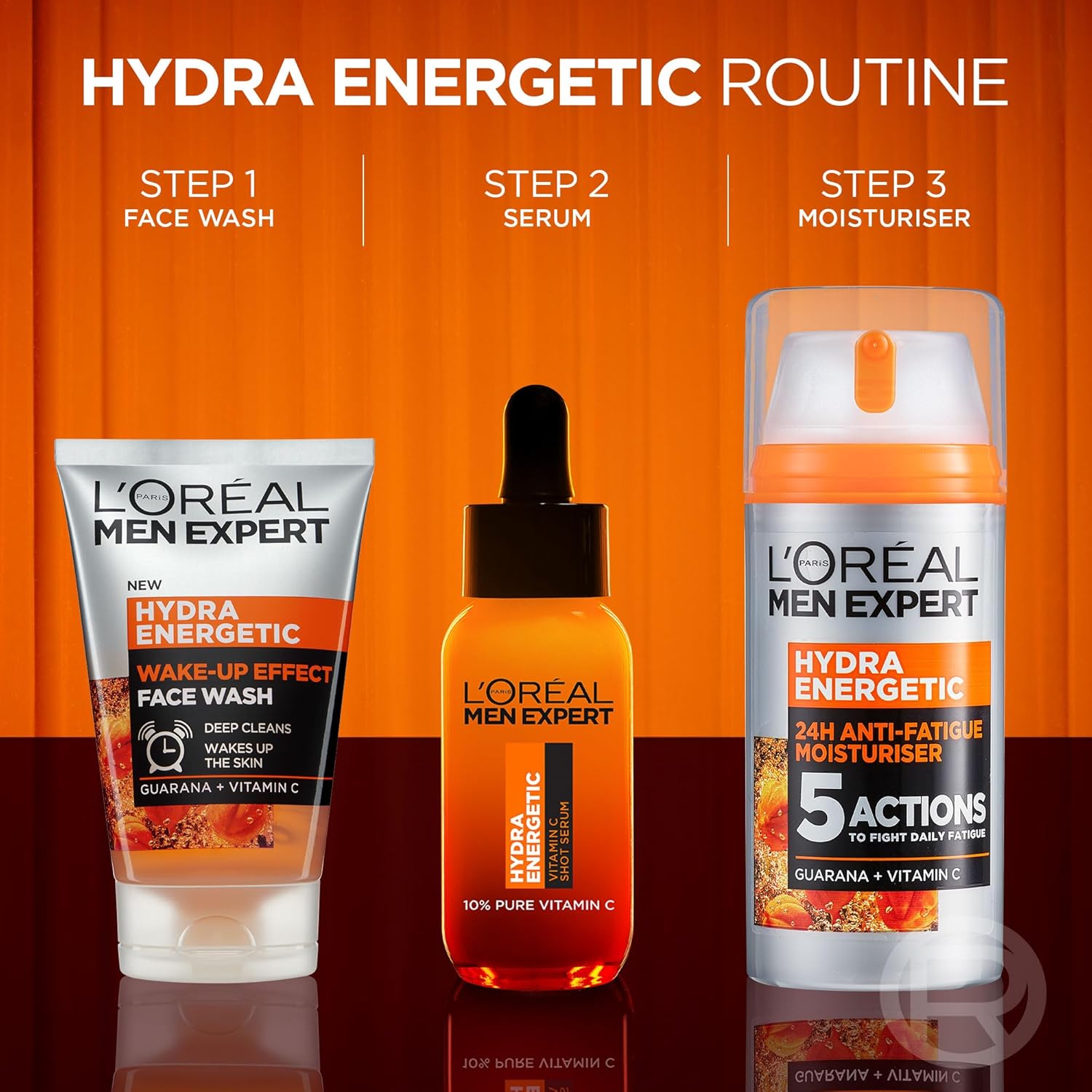 L'Oréal Men Expert Hydra Energetic Moisturiser XXL 100ml energetic routine