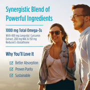 Nordic Naturals Omega Curcumin - 1200 mg Omega-3s & 400 mg Curcumin