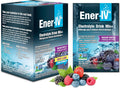 Ener-IV Mezcla en Polvo para Bebida de Electrolitos Sabor Frutos Rojos - 12 sobres