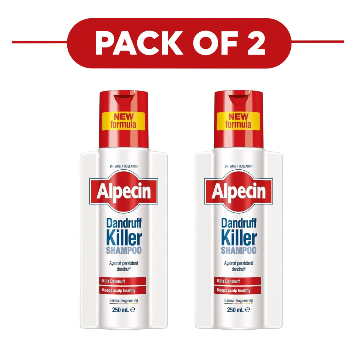 Alpecin Dandruff Killer Shampoo 250ml Pack of 2