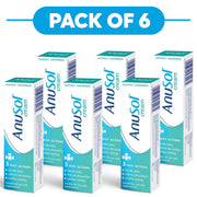 Anusol Rapidly Absorbed Piles Treatment Cream 43g Pack of 6