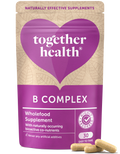 Complejo B de alimentos integrales Together Health - 8 vitaminas B + vitamina C - 30 cápsulas