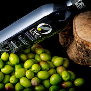 Oro Bailen Picual Extra Virgin Olive Oil 750ml packaging showing product information