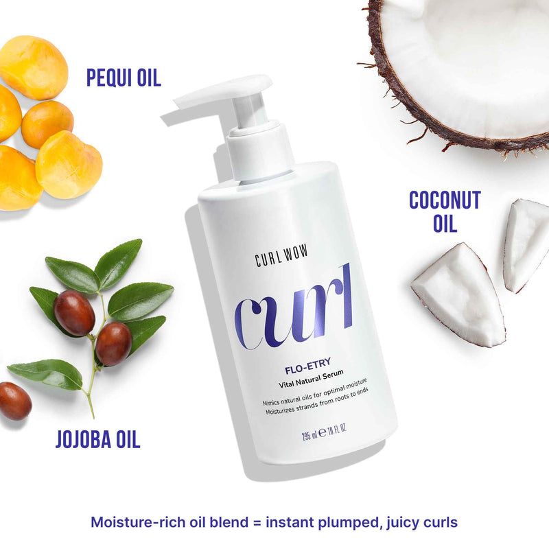 Color Wow Flo-etry Vital Curl Serum with Jojoba & Coconut Oil - 295ml