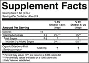 ChildLife Essentials Organic Elderberry Liquid supplement facts ingredients 118ml