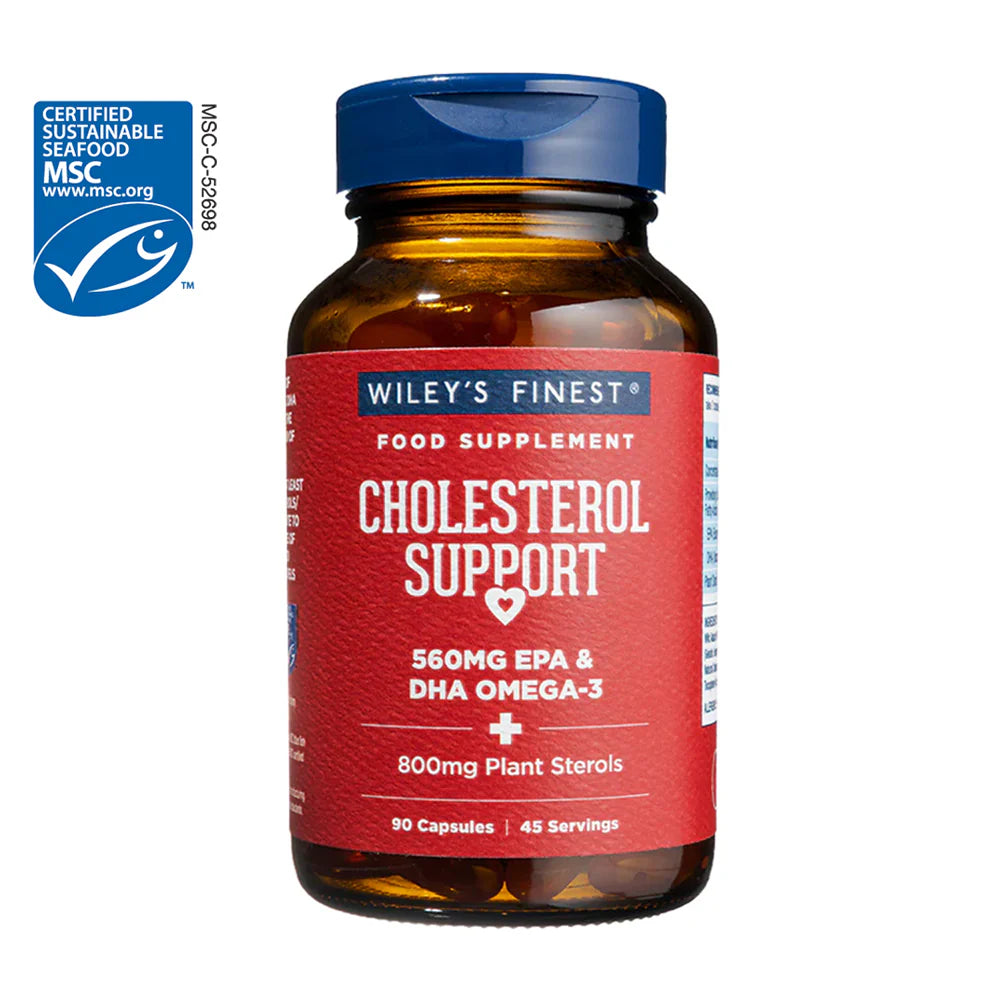 Wiley's Finest Omega-3 Fish Oil with Plant Sterols - 90 Softgels