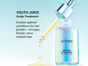 Color Wow Youth Juice Scalp & Hair Treatment Serum bottle with dropper, 50ml
