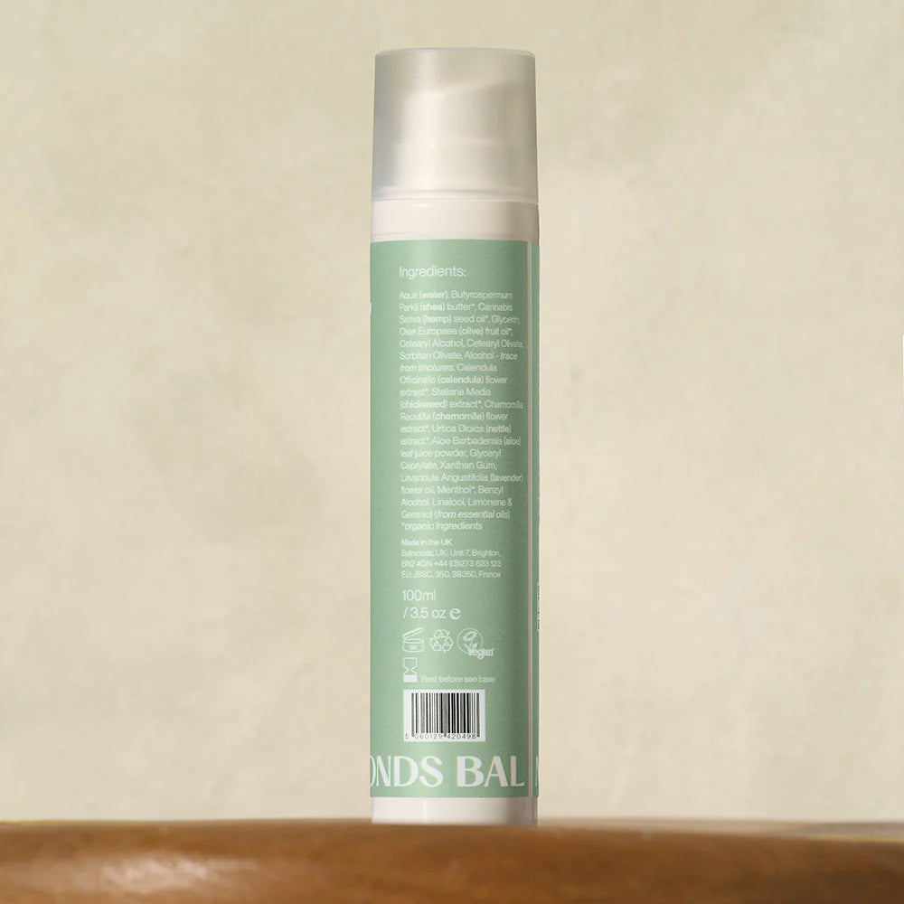 Barcode image: Balmonds Cooling Cream 100ml barcode packaging image