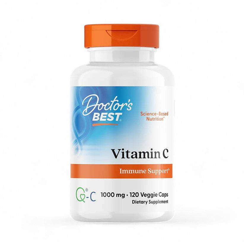 Doctor's Best Vitamin C – 1000mg, 120 - 360 Veggie Capsules