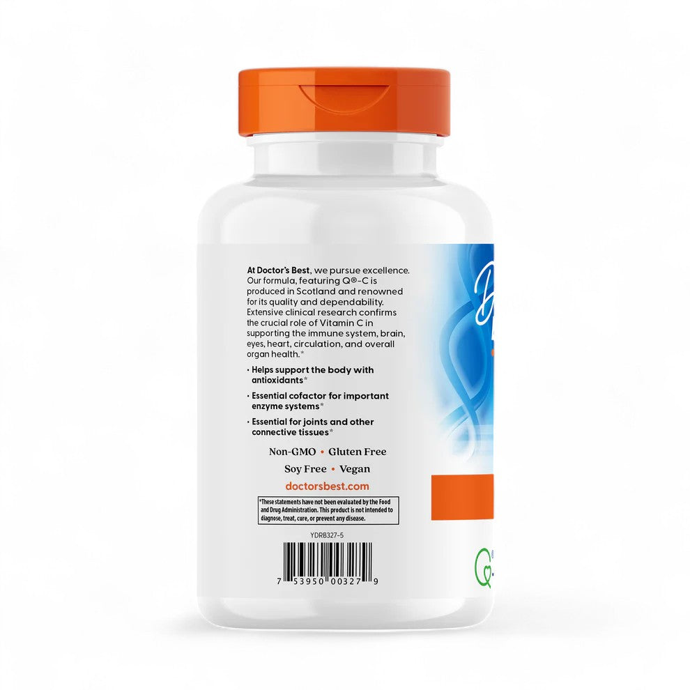 Doctor's Best Vitamin C – 1000mg, 120 - 360 Veggie Capsules