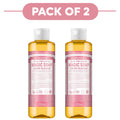 Dr. Bronner's Cherry Blossom 18-in-1 Pure-Castile Liquid Soap 240ml Pack of 2