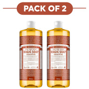 Dr. Bronner's Eucalyptus 18-in-1 Pure-Castile Liquid Soap 945ml Pack of 2