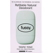 Fussy Refillable Natural Deodorant Tropic Tonic reusable deodorant with case 40g