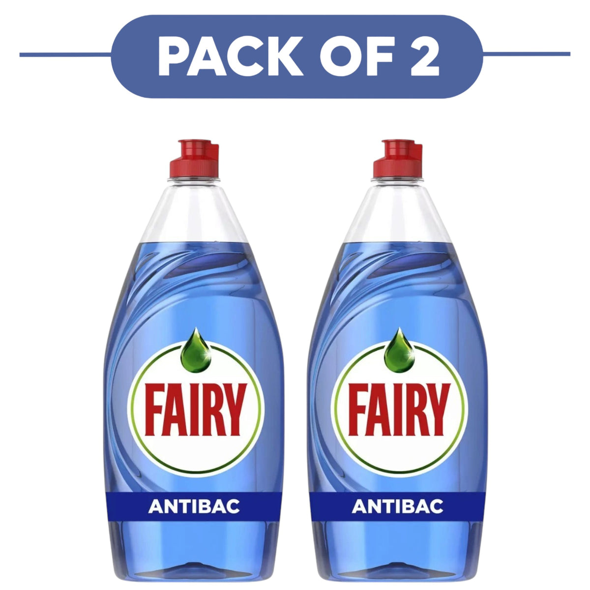Fairy Antibacterial Eucalyptus Washing Up Liquid 900ml Pack of 2