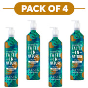Faith In Nature Coconut Body Wash 500ml Aluminium Bottle Pack of 4