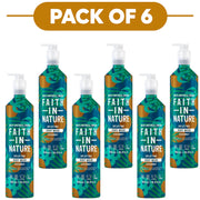 Faith In Nature Coconut Body Wash 500ml Aluminium Bottle Pack of 6