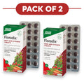 Floradix Fórmula vegana Paquete doble - 2 x 84 tabletas