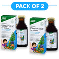 Floradix Kindervital for Children Liquid Calcium & Vitamin Formula 250ml Pack of 2