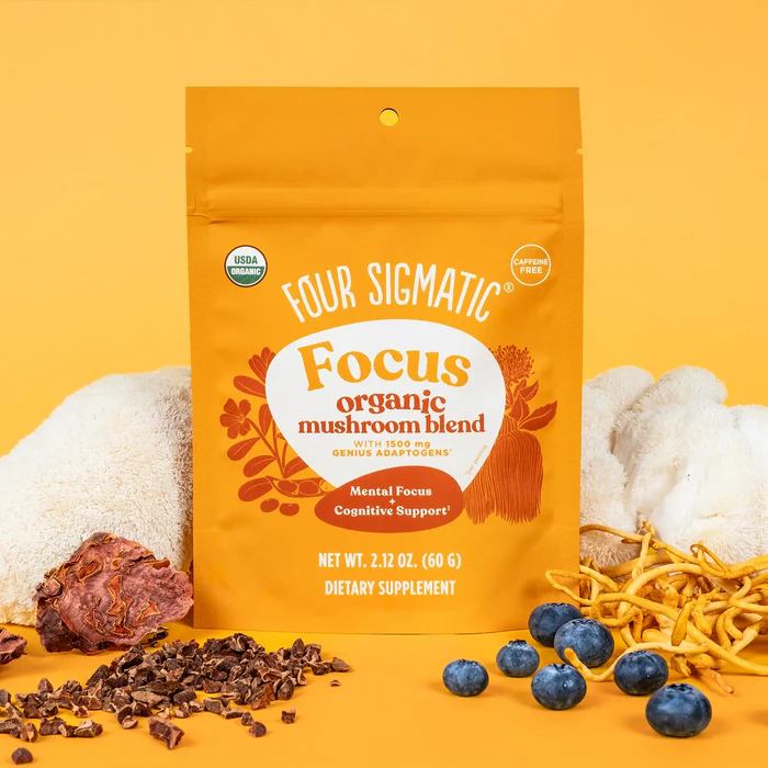 Four Sigmatic Organic Mushroom Blend, Caffeine-Free - 60g