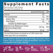 Force Factor Ultimate Magnesium Soft Chews – Mixed Berry (60 Count)
