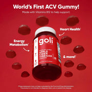 Goli Nutrition Apple Cider Vinegar Gummies 60 Count