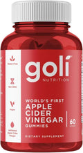 Gominolas de vinagre de sidra de manzana Goli Nutrition, 60 unidades