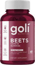 Gominolas de remolacha para el corazón Goli Nutrition, 60 unidades
