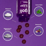 Goli Dreamy Sleep Gummies ingredient label 30 gummies