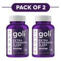 Gomitas para dormir extra fuertes con 10 mg de melatonina Goli Nutrition - 50 unidades