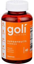 Gomitas de superfrutas mezcla de frutas Goli Nutrition - 60 unidades