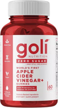 Gomitas de Vinagre de Sidra de Manzana Sin Azúcar Goli Nutrition 60 unidades