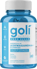 Gomitas Goli Nutrition Ashwagandha Plus sin azúcar 60 unidades
