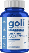 Gomitas Goli Nutrition Creatina Monohidrato sin azúcar 60 unidades