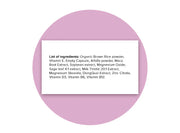 Supplement facts panel for women's herbal and vitamin complex.