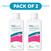 Hibiwash 4% w/v Chlorhexidine Gluconate Cutaneous Solution 500ml Pack of 2