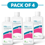 Hibiwash 4% w/v Chlorhexidine Gluconate Cutaneous Solution 500ml Pack of 4