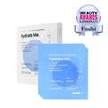 AIMX Hydrate Me – mascarillas faciales ultra hidratantes de bio-celulosa con ácido hialurónico y péptidos | 25ml x 5