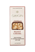 Barra vegana de proteína Origin sabor caramelo de maní 45g