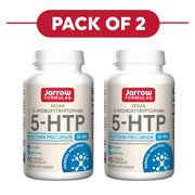 Jarrow Formulas 5-HTP 50mg 90 Veggie Capsules Pack of 2
