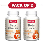 Jarrow Formulas Beta Glucan Yeast Extract 250mg 60 Capsules Pack of 2