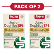 Jarrow Formulas Jarro-Dophilus EPS 50 Billion CFU 30 Veggie Capsules Pack of 2