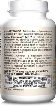 How to Use Image: Jarrow Formulas Vitamin K2 MK-7 90mcg softgels usage instructions 30 count