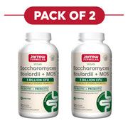 Jarrow Formulas Saccharomyces Boulardii + MOS 5B CFU 90 Capsules Pack of 2