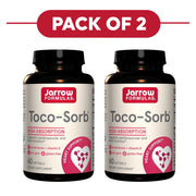 Jarrow Formulas Toco-Sorb Tocotrienols Vitamin E 60 Softgels Pack of 2