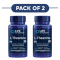 Life Extension L-Theanine 200 mg - Sin gluten, no transgénico, vegetariano - 60 cápsulas