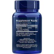 Life Extension Neuro-Mag Magnesium L-Threonate 90 vegetarian capsules bottle packaging showing supplement facts and ingredients, no flavour, 90 capsules
